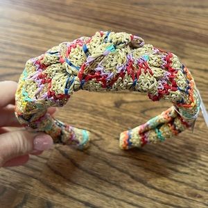 J Crew Factory Multicolor Knot Headband
